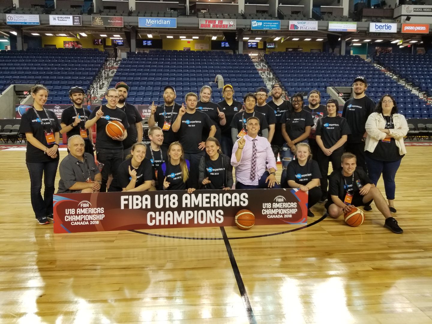 Niagara College Broadcasting students showcased by FIBA
