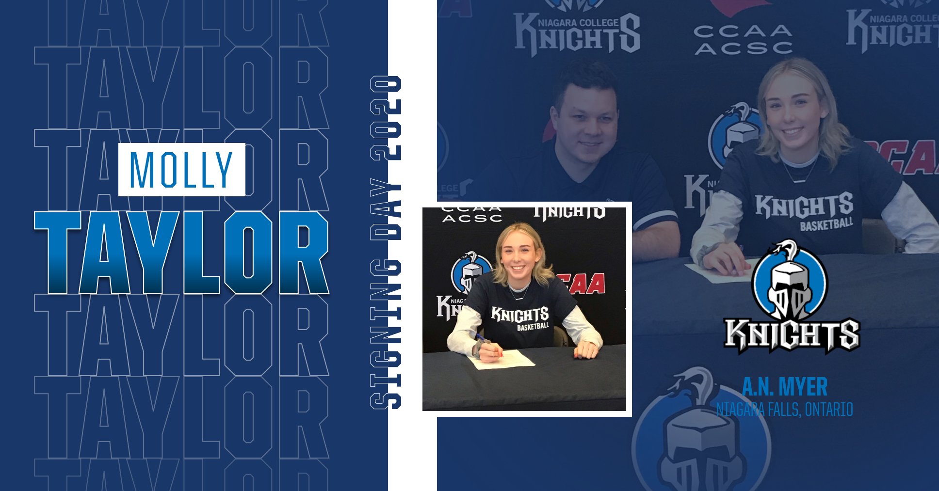 A.N. Myer's Molly Taylor  Commits to Niagara for 2020
