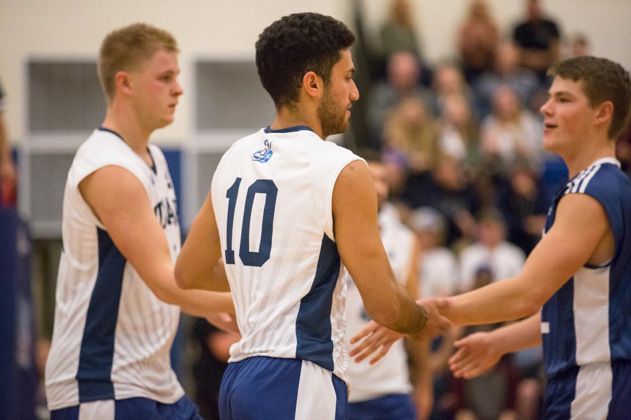 RECAP: Knights men's volleyball defeat top-ranked Mountaineers