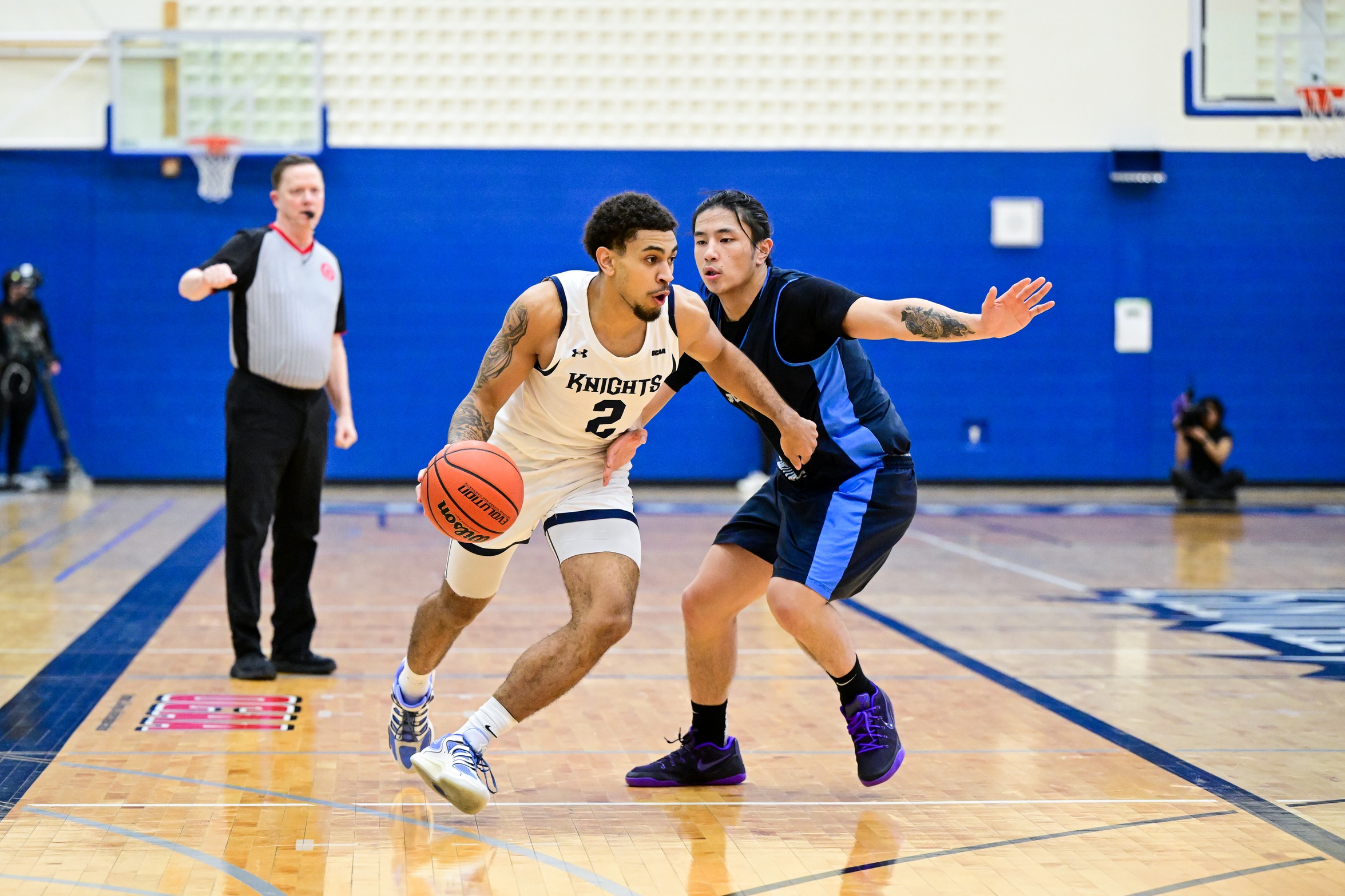 Knights Men&rsquo;s Basketball Take Down Sheridan, Celebrate Graduating Senior