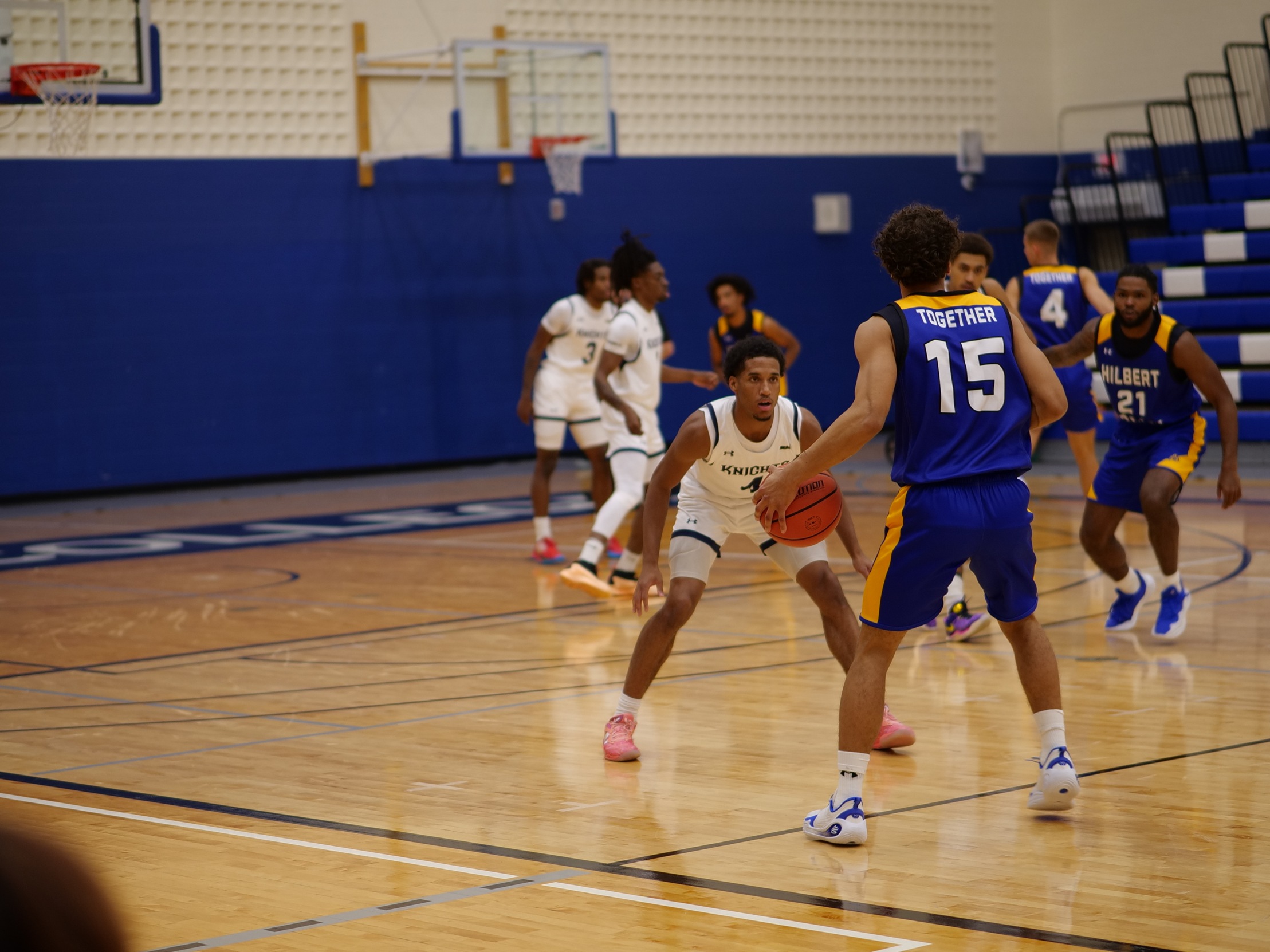 Knights Men&rsquo;s Basketball Cannot Complete the Road Win against Sheridan
