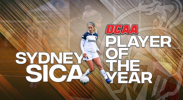 Sica Named OCAA Player of the Year for Second Consecutive Season