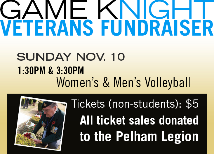 Knights Volleyball to Support Canadian Veterans