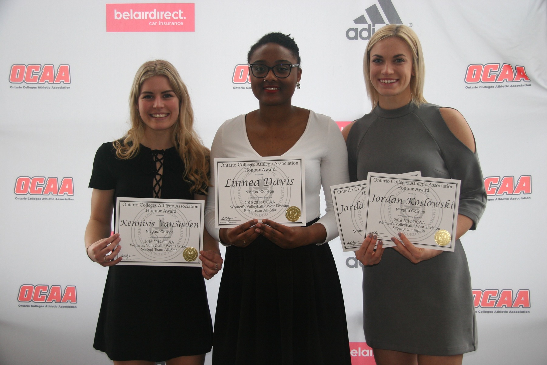 NEWS: Koslowski, Davis, Vansoelen, Scott Named OCAA Volleyball All-Stars