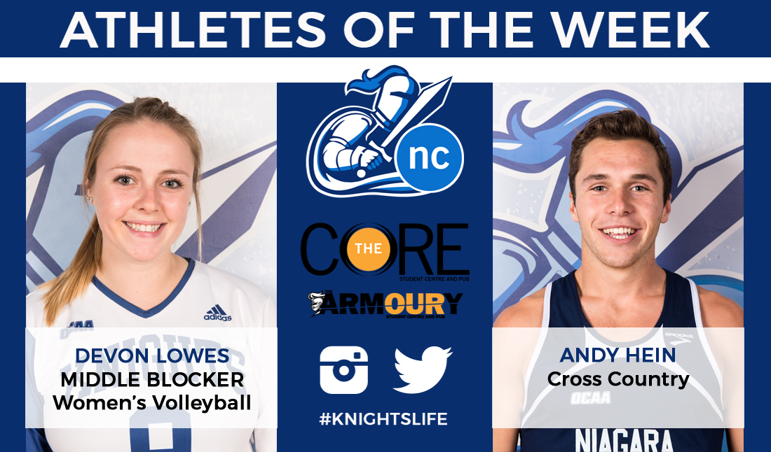 Devon Lowes and Andy Hein named Athletes of the Week